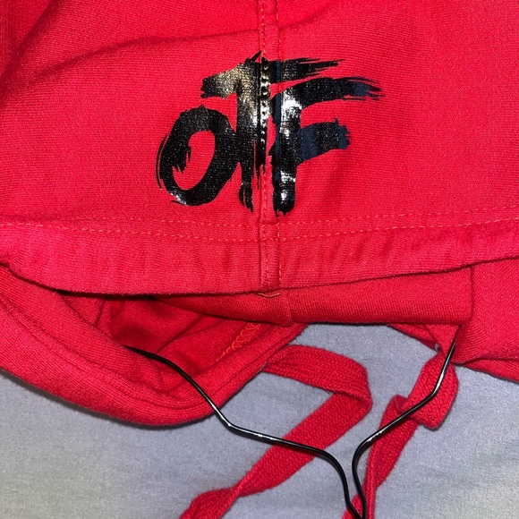Custom Red OTF Hoodie. Large - Picture 6 of 6